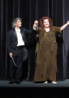 Kent Nagano mit Linda Watson Kent Nagano mit Linda Watson