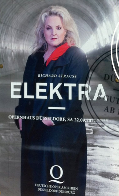 Elektra-Plakat der Deutschen Oper am Rhein